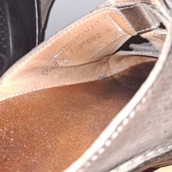 Finn Comfort Women's Pattaya Comfort Sandals - Size 38 (US 7.5) - Tan/Gold - Picture 3 of 8